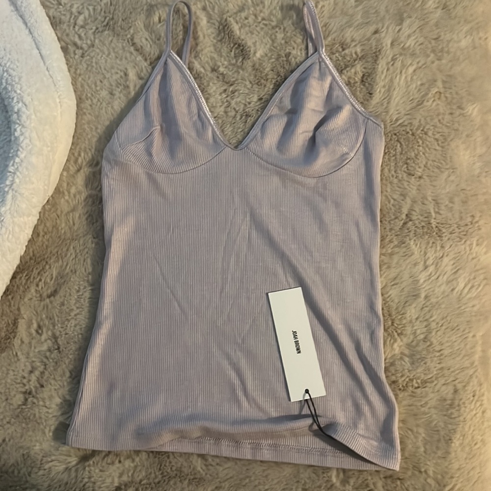 Joah brown lilac top - Picture 3 of 5